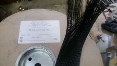 Flex-Guard PE 1-3/4″ Black 3′ braided Braided Expandable sleeving tube CNC DIY