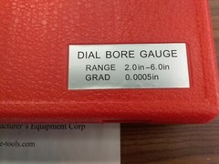 2-6″ x 0.0005″ Dial Bore Gage Set, Engine Cylinder Measuring Part# 714-755-NEW