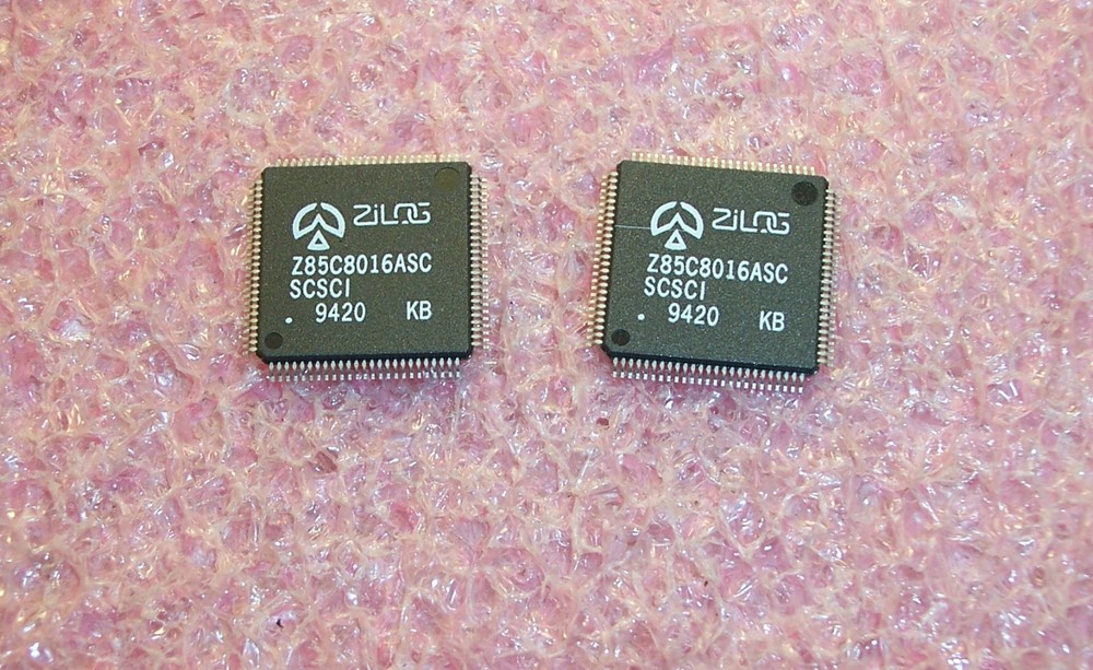 QTY (12) Z85C8016ASC ZILOG QFP-100 SCSCI INTERFACE NOS