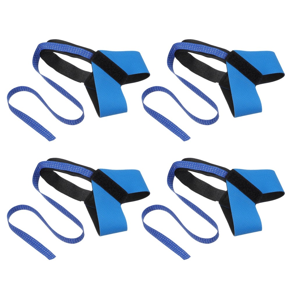 4 Pcs ESD Heel Strap, Anti Static Heel Strap 50cm Conductive Tape, Blue Black