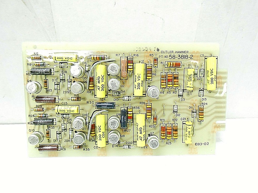 58-3818-2 CUTLER-HAMMER CIRCUIT CARD ASSEMBLY, NEW OLD STOCK