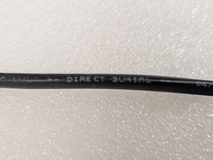 500 Ft. 18/5 Black Solid Copper Direct Burial Sprinkler Wire, Southwire 49275145
