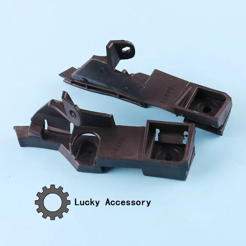 Pair New Front Bumper Cover Guide Mount Bracket For BMW E46 01-05 320i 325i