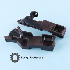 Pair New Front Bumper Cover Guide Mount Bracket For BMW E46 01-05 320i 325i