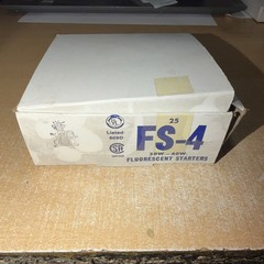 21pcs FS-4 Fluorescent Lamp Starters 30/40 Watts Aluminum FS4