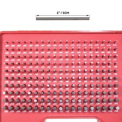 Pin Gauge Pin Gage Set 190/250pcs M1 M2 Class ZZ Metric Steel for Maintenance N