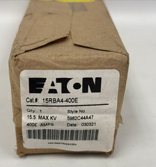 New Eaton 15RBA4-400E 400Amp Expulsion Std. Fuse Refill 15.5 Max KV-Sealed Box