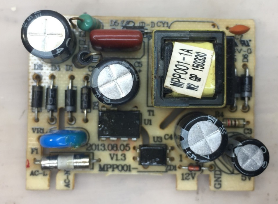 Galanz MPP001-1A Power Supply Board 120VAC / 12VDC 5VDC