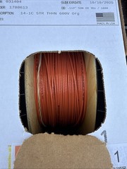 Windy City Wire THHN 14 Gauge Stranded Wire, 1000′ per Roll, Orange