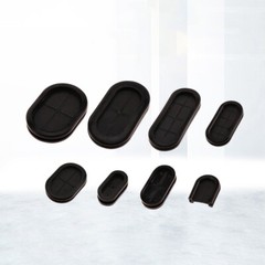 Oval Rubber Grommet Firewall Hole Electrical Wiring Gasket Cable Closed Blind