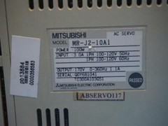 Mitsubishi MR-J2-10A1 MRJ210A1 Servo Drive w/o Cover