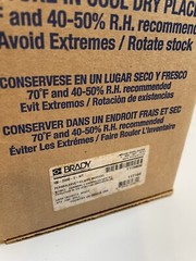 BRADY HX-2000-2-WT 100 Labels Per Roll