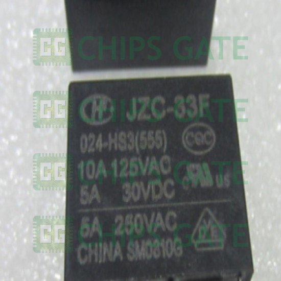 3PCS HF33F-024-HS3 DIP 5A 250VAC NEW RELAY MODULE