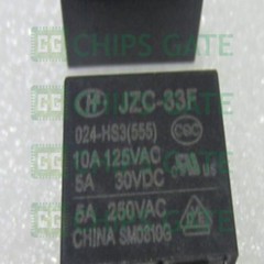 3PCS HF33F-024-HS3 DIP 5A 250VAC NEW RELAY MODULE