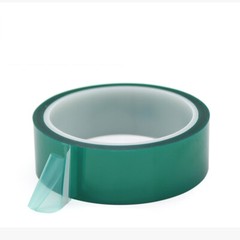 33M PET Adhesive Polyester Tape High Temp Masking Powder Coating Green 5-100mm