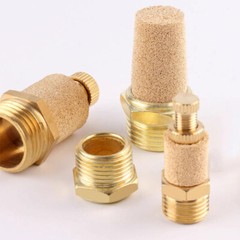 Threaded Brass Pneumatic Muffler Silencer Filter M5 1/8″ 1/4″ 3/8″ 1/2″ 3/4″ 1″