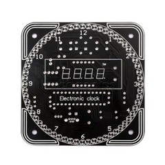 DIY DS1302 DC5V Rotating LED Electronic Digital Clock Learning Board With Shell