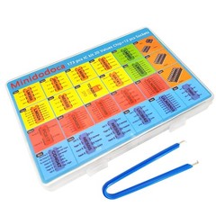 173 Piece IC Chip Assortment Kit with 12 Sockets and IC Plier for Electronics