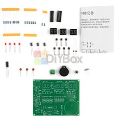 AT89C2051 Digital 4/6 Bits Electronic Clock Electronic Production Suite Kit DIY