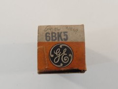 *Lot of 9* General Electric Vacuum Tubes, 5AV8, 6AW8A, 6BK5, 6BC8, 3CB6, 6BY6…