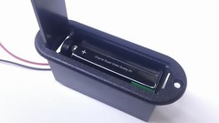FLUSH Mount 9v battery box CUSTOM Guitar Building Parts – KIT – Bass Lead other