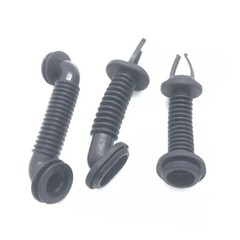 1/2/4/6x Car Wire Harness Door Tubes Dust-proof Rubber Tube 25×25/25×39/30x30mm