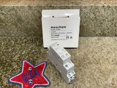 Heschen Modular Contactor Us 220V AC-7a 25A AC-7b 9A CT1-25/20