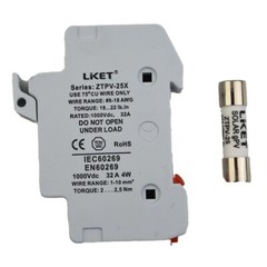 Superior For Solar System for PROTECTION 1000V DC Fuse 10x38mm gPV with LED
