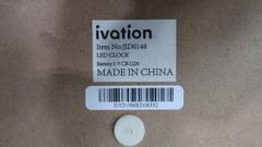 Ivation JID0148TRED Led Digital Wall Clock