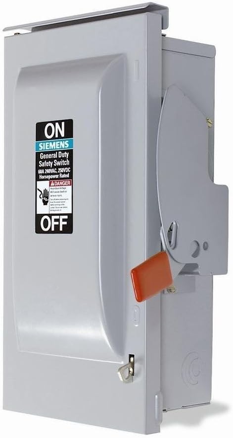 GNF324R – Siemens – 200 Amp Disconnect Safety Switch – 200 Amp – 3 Pole – 240 V