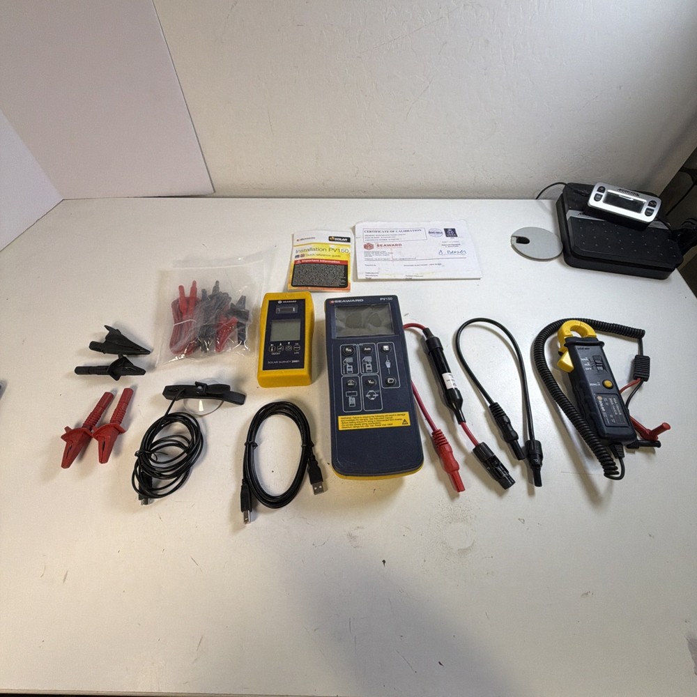 seaward solar installation PV150 Kit With 200r Solar Survey Leads And Clamp