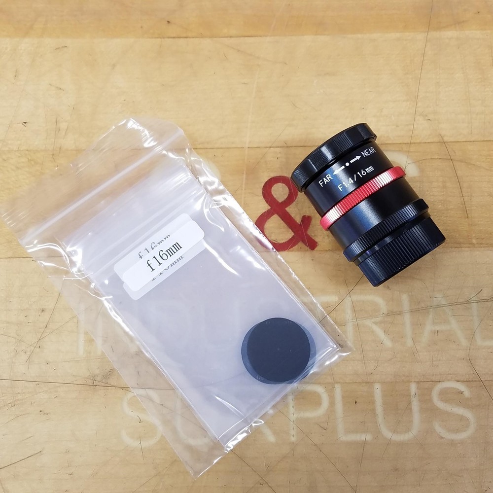 Keyence CA-LH16G High Resolution Low Distortion Lens, 16mm – NEW