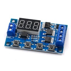 DC12V 24V Dual MOS LED Digital Time Delay Relay Trigger Cycle Timer Delay Switch