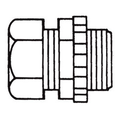 SEPCO S1011, 3/4″, Steel, Compression, EMT Conduit Connector, 1 pc