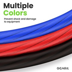GEARit 1/0 Gauge Wire (50ft – Red Translucent) – 50ft,