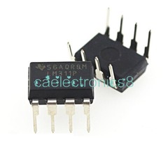 10PCS NEW LM311 LM311P IC DIFF COMP W/STROBE DIP-8 CA