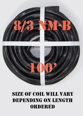 8/3 NM-B x 100′ Southwire “Romex®” Electrical Cable