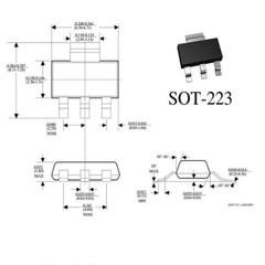 AMS1117 – 3.3V 1.2V 1.5V 1.8V 2.5V 5.0V ADJ Voltage Regulator Chip SOT223 IC
