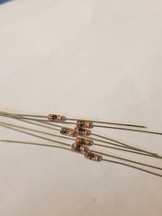 5x Glass Passivated Ceramic Capacitor .1uF 50v Axial 100nF