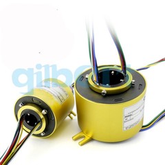 5-60mm Hole 6/12 Wire 250Rpm Aluminum Capsule Slip Ring Monitor Robotic Metal