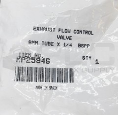 SEALED NEW LEGRIS KP25946 EXHAUST FLOW CONTROL VALVE 6MM TUBE X 1/4 BSPP