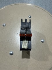 30 Amp 2 Pole Federal Pacific Stab Lock Slim Breaker Type NC