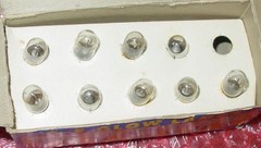 9 Vintage GE NE-51 Glow Lamps General Electric Radio Panel Neon Pilot Bulbs Lot