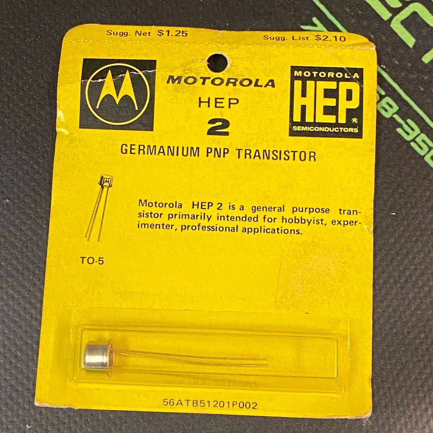 HEP2 – MOTOROLA – GERMANIUM Oscillator, Mixer for AM Radio, Medium Speed Switch