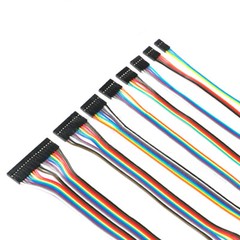 10-50CM Dupont Cable Female To Female Jumper Breadboard Wire GPIO Ribbon