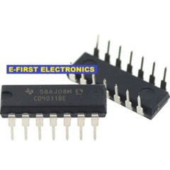 50pcs Straight plug CD4011BE DIP-14 original four 2-input NAND gate