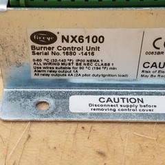 Fireye NX6100 Burner Control Unit, Nexus Series, Supports up to 10 Servo Motors