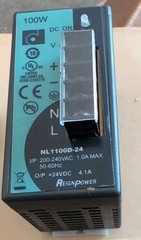 1Pcs New REIGNPOWER NL1100D-24 Rail Type Switching Power Supply 100W 24V 4.1A