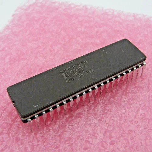 (2) Intel D80C31BH Microcontroller ICs (Intel 8031 MCS-51) NOS Ceramic, US STOC