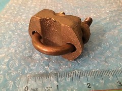 Dossert Bronze grounding clamp GPC75-13 same Burndy Gar 1426 cable to post /pipe